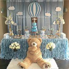 Blue Baby Shower Baby Shower Balloons Baby Bear Baby Shower Decoracion Baby Shower