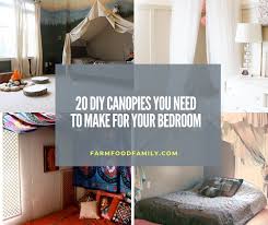 If you're happy with just the impression of a. 20 Magical Diy Bed Canopy Ideas You Need To Make For Your Bedroom