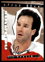1994-95 Upper Deck Be a Player Autographs DAVE POULIN