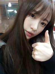 Hani Ahn Hee Yeon See Through Bangs Cute Bangs Model Hair