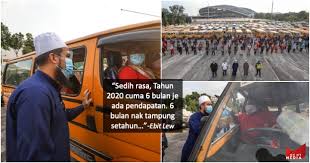 Ustaz ebit lew berkata usahanya hanya memberi bantuan tambahan supaya golongan terjejas dapat meneruskan kehidupan sewaktu pkp. 6 Bulan Tiada Pendapatan Ebit Lew Sebak Driver Van Sekolah Minta Bantuan
