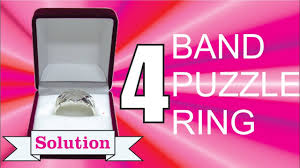 Puzzle ring solution 4 band youtube. Solution For 4 Band Puzzle Ring From Puzzle Master Wire Puzzles Youtube