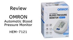 Omron Blood Pressure Monitor Hem 7121 Review Youtube