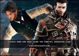 Assassin's creed is arguably better made (and certainly better cast) than most video game adaptations; Assassin S Creed Confessions I Guess Arno And Shay Joins The Ponytail Assassins