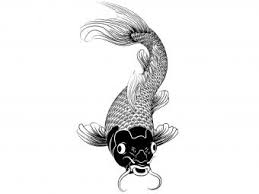 The sides of black and white are said to resemble a female and a male koi swimming together, representing the harmony of two opposite energies coming together as one, creating a perfect balance. 15 Beautiful Koi Fish Drawings Lovetoknow