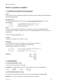 La vitesse de synchronisme varie donc dans le rapport 2 et la grande vitesse correspond au couplage parallèle on admet que : Le Moteur Asynchrone La Physique Appliquee En Sti