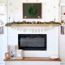 My girlfriend has been asking for a floating fireplace mantel in our new home so after doing some research i created my own. Diy Modern Farmhouse Floating Mantel Free And Unfettered