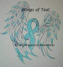 The tattoo might symbolize that the person was victorious or if they are commemorating a lost friend or family member. Pin On Keep Hope Wear Teal