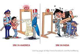 Meanwhile, the population of india is ~1.3 billion people (993.5 million fewer people live in united states). Srk In America Vs India Vinay Putta