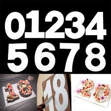 The tops can be decorated with piped designs, or various candies, cookies, or flowers. Buy Rolin Roly 9pcs 12 Inch Number Cake Stencils Large Plastic Template 0 9 Numbers Stencil Templates Cake Decorating Molds For Fruit Handmade Diy Wedding Party Decoration Online In Turkey B07mjtr4xl