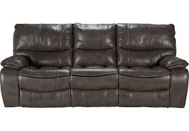 Cindy Crawford Home Gianna Gray Reclining Sofa Grey Leather Reclining Sofa Reclining Sofa Leather Reclining Sofa