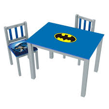 Okids Batman Table And Chair Set 112006 Kids Table And Chairs Kids Table Chair Set Kids Wooden Table
