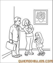 Resultado de imagen para imagenes de familias animadas para dibujar. Dibujos De Familias Para Imprimir Y Pintar Peace Gesture Social Science Comics