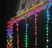 Vivvi App-Based Customizable, Color-Changing Indoor/Outdoor String Lights,  196 ft. long