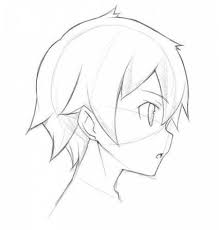 Now some people like it, some people not! 50 Ideas Drawing Hair Male Side Boy Hair Drawing Manga Hair Anime Head