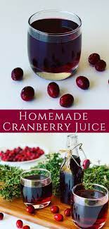 A Homemade Cranberry Juice Recipe That S Delicious And Refreshing Made From Whole Cranberries Full Of Vitamins Sweeten Cranberry Drinks Juicing Recipes Food