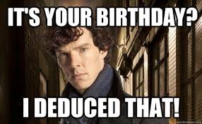 Sherlock Deduced Your Birthday Sherlock Season Sherlock Actor Benedict Cumberbatch Sherlock