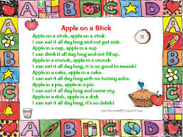 A Teacher S Touch Apple Poems And Songs Rhymes For Kids Poems Songs