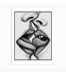 Sketches Pencil Easy Sketches Meaningful Drawings Kiss Art Art Drawings Sketches Creative