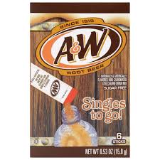 A W Root Beer Flavored Singles To Go 6 Ct Boxes Root Beer Mixed Drinks Sugar Free Drinks