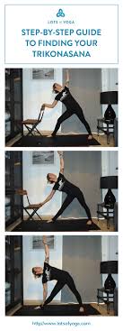 One Of The 12 Yoga Poses For Easing Osteoporosis Great Way To Get Into The Pose With The Chair Yoga For Bone Triangle Pose Yoga Chair Pose Yoga Yoga Steps