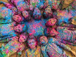 During holi, hindus attend a public bonfire, spray friends and family with colored powders and water, and generally go a bit wild in the streets. Holi 2020 Coronavirus Impacts Holi Celebrations Across India Holi Hai The Economic Times