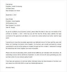 All your stuff and payments are delivered to your office. View 30 Sample Letter Termination Of Contract Agreement