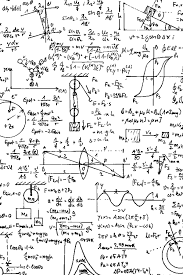 Physics Equations Hand Written Geometry And Physics Equations And Formulas In A Black And White Seamless Repeat Physik Deckblatt Liebeskarten Notizbuchdeckel
