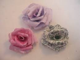 Cut out each of the four squares on the paper rose template. How To Make Paper Roses A Beautiful Addition To Your Cards