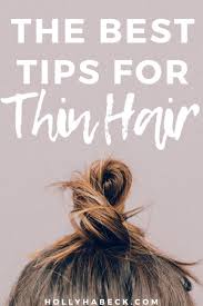 It is most effective if you're in the beginning stages of hair thinning. How To Do A Messy Bun With Thin Hair Thin Hair Updo Messy Bun Thin Hair Hairstyles For Thin Hair