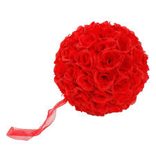 Define spaces and create distinction at your aisle decoration wedding celebration. Z Ztdm 10 Pack 10 Satin Flower Ball Romantic Rose Balls For Wedding Party Ceremony Decoration Red Want Additiona Flower Ball Rose Petals Wedding Silk Roses