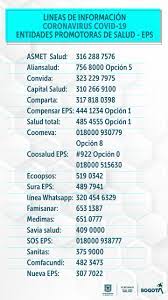 Hj series de trituradora de mandíbula. Numeros Para Llamar A Tu Eps E Informarte Sobre El Coronavirus Bogota Gov Co