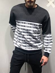 Black And White Striped Sweater Mens Oversized Sweatshirt Striped Black White White Hoodie Men Mens Striped Sweater Men Shirt Style