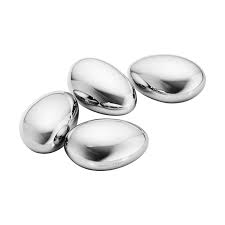 Light up party reusable ice cubes (white) by bewild. Sky Icecubes 4 Pcs I Georg Jensen