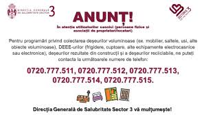 Sectoarele oraşului făleşti întărite după consilierii consiliului local. Directia Generala De Salubritate Sector 3