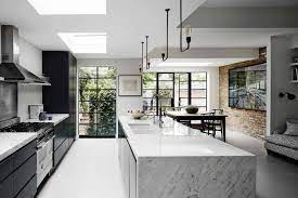 A modern classic shaker kitchen is influenced by the victorian trend. Edwardian House Bright Modern Interiors Real Homes House Garden