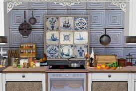 Delft Tile For A Kitchen Dutch Kitchen Wall Deco Kitchen Remodel