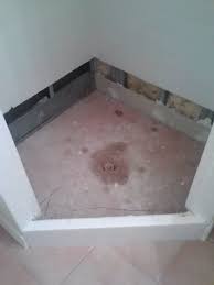 Shower Pan Leak 101 Shower Pan Shower Pan Installation Plumbing Drains