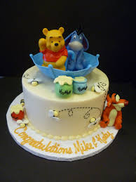 Winnie The Pooh Baby Shower Cake Outta The Oven Winnie The Pooh Cake Baby Shower Cakes Cake