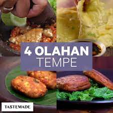Video 4 Macam Olahan Tempe Resep Masakan Masakan Vegetarian Masakan
