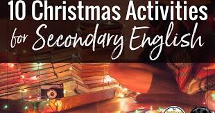Hang some mistletoe in every doorway. 10 Christmas Activities For Secondary English Classes Secondary Sara