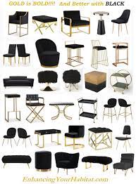 Black Gold Furniture Black Gold Home Accessories Black Velvet And Gold Metal Furniture Black And Go Gold Furniture Gold Bedroom Decor Gold Home Accessories