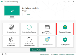 Kaspersky Password Manager In Kaspersky Total Security 20