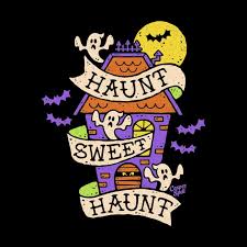 Psychologists call the ability to see ghosts or other images, sensed presence. there are several explanations for sensed presences, but most experts believe it may have to do with a person's physical state. Haunt Sweet Haunt By Casper Spell Cute Halloween Drawings Halloween Design Haunted House Drawing