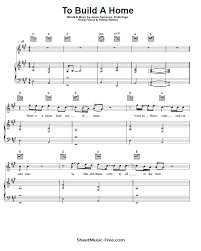 To Build A Home Sheet Music The Cinematic Orchestra Sheet Music Guitar Chords For Songs Art Lessons Elementary