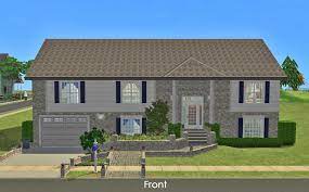 Mod The Sims - Split Level Living ~ Traditional Design - With 4 Bedrooms  And 4+ Baths