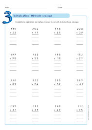 Super Contenu Sur Multiplication Posee Methode Classique Exercice Cm1 Exercice Ce2 Exercice Math Cm2