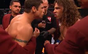 Clayton charles guida (born december 8, 1981 in round lake, illinois ) is a professional mixed martial arts fighter and currently fighting in the ufc as a lightweight. Throwback A Vintage Bloody Battle Between Clay Guida And Diego Sanchez Essentiallysports