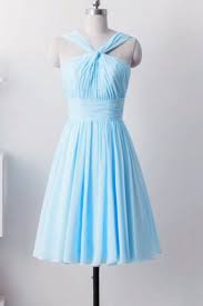 Light Blue Bridesmaid Dresses Short Wedding Party Dresses Beautiful Simple Knee Length Prom Dresses Knee Length Prom Dress Blue Bridesmaid Dresses Short Light Blue Prom Dress