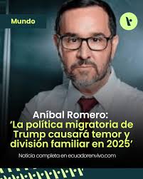 Las deportaciones masivas bajo el gobierno de Trump generan alarma. Aníbal  Romero analiza el impacto de estas políticas migratorias y lo que significa  para la comunidad ecuatoriana. 👉 Entérate de todos los
